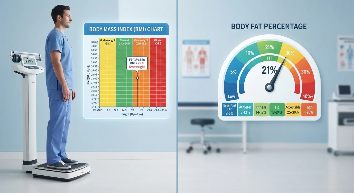 BMI vs. Body Fat Percentage: What Each Measurement Actually Captures