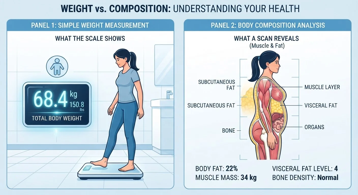 Body Composition, Explained: Why the Scale Doesn't Tell the Whole Story