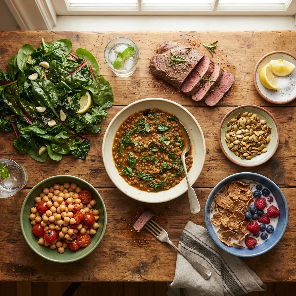 Getting Enough Iron Without a Supplement: A Food-First Approach