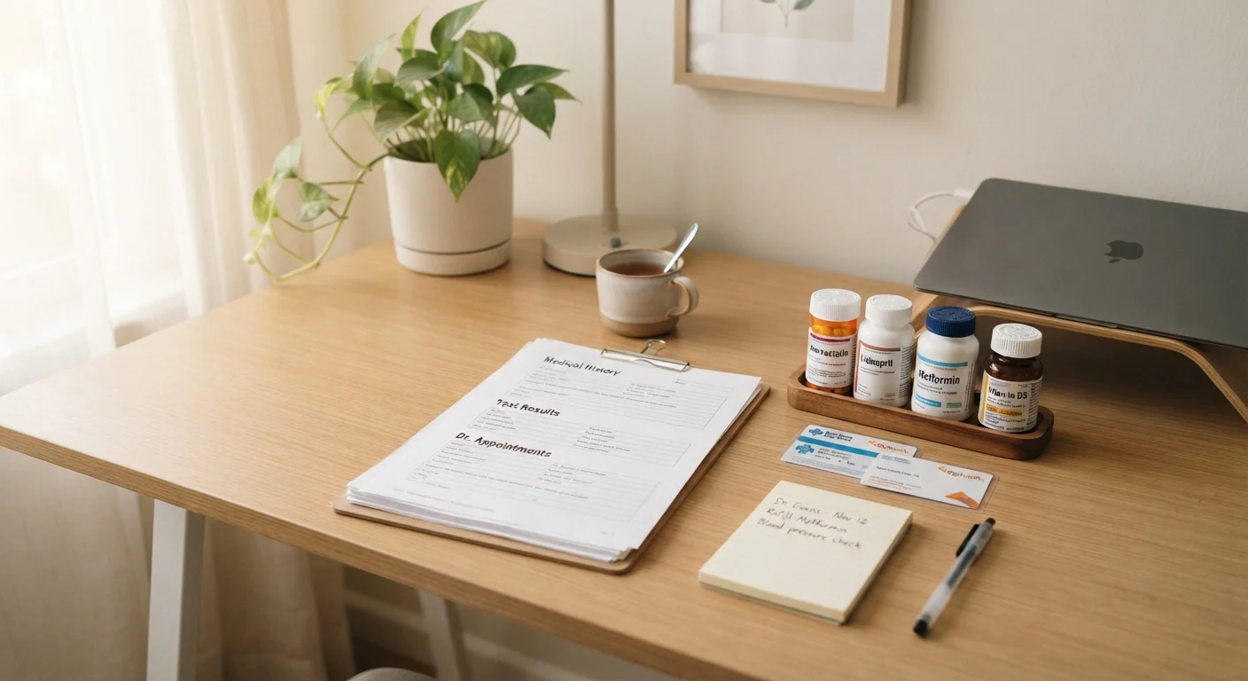Preventive Care Checkup Prep: A Room-by-Room Health Records Organizer