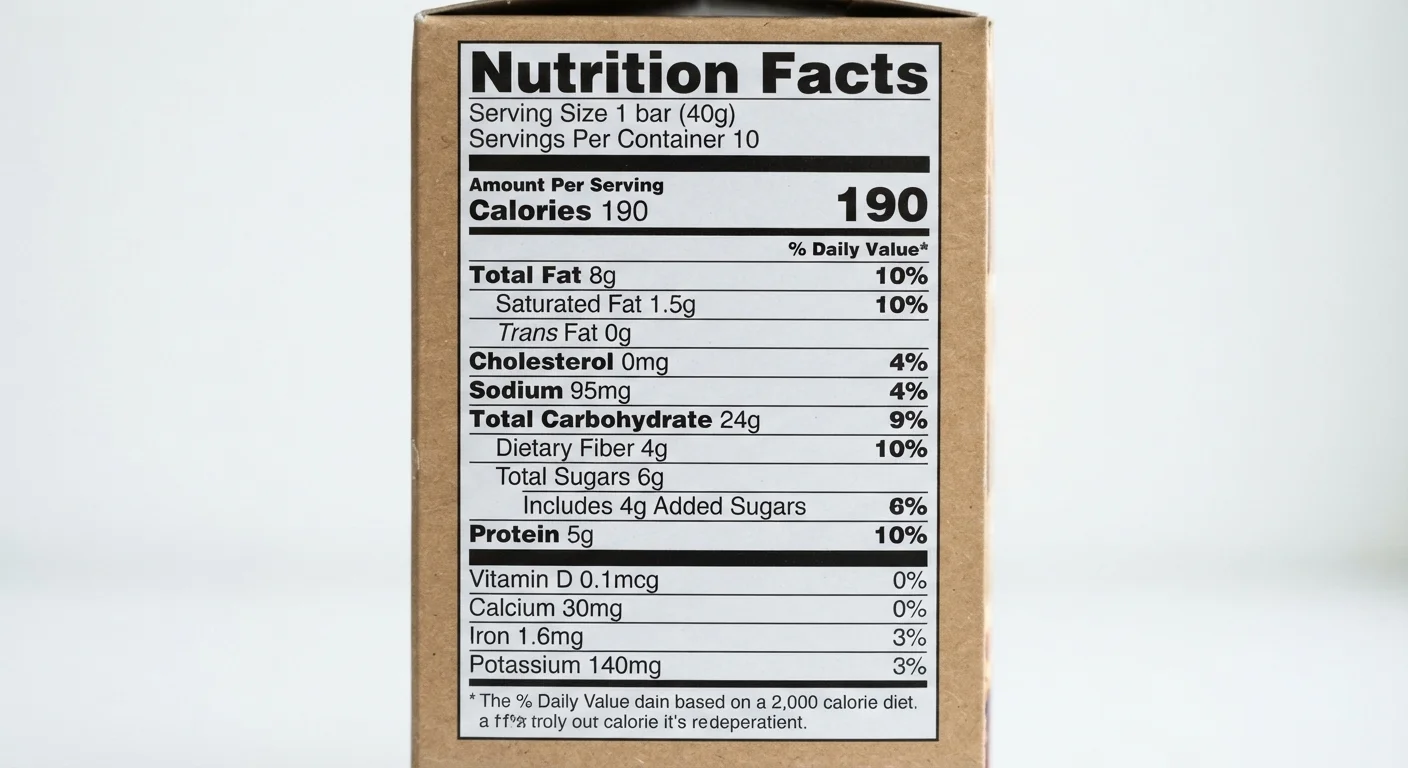 Reading a Nutrition Label: Where the Macronutrient Numbers Come From